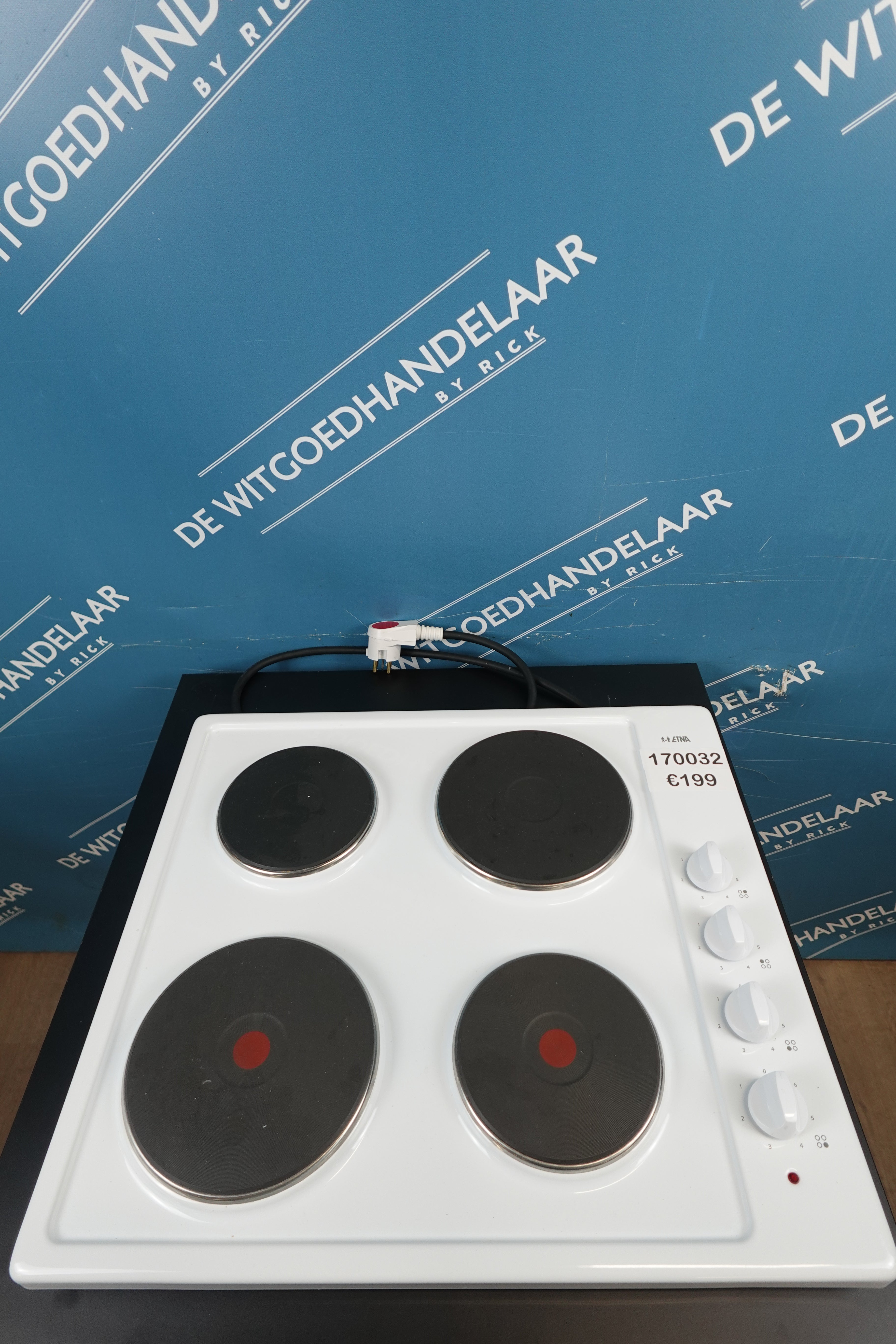 Vrijstaande elektrische kookplaat Pelgrim