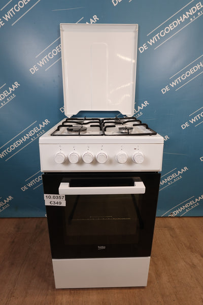 Gasfornuis met Elektrische oven Beko smal model