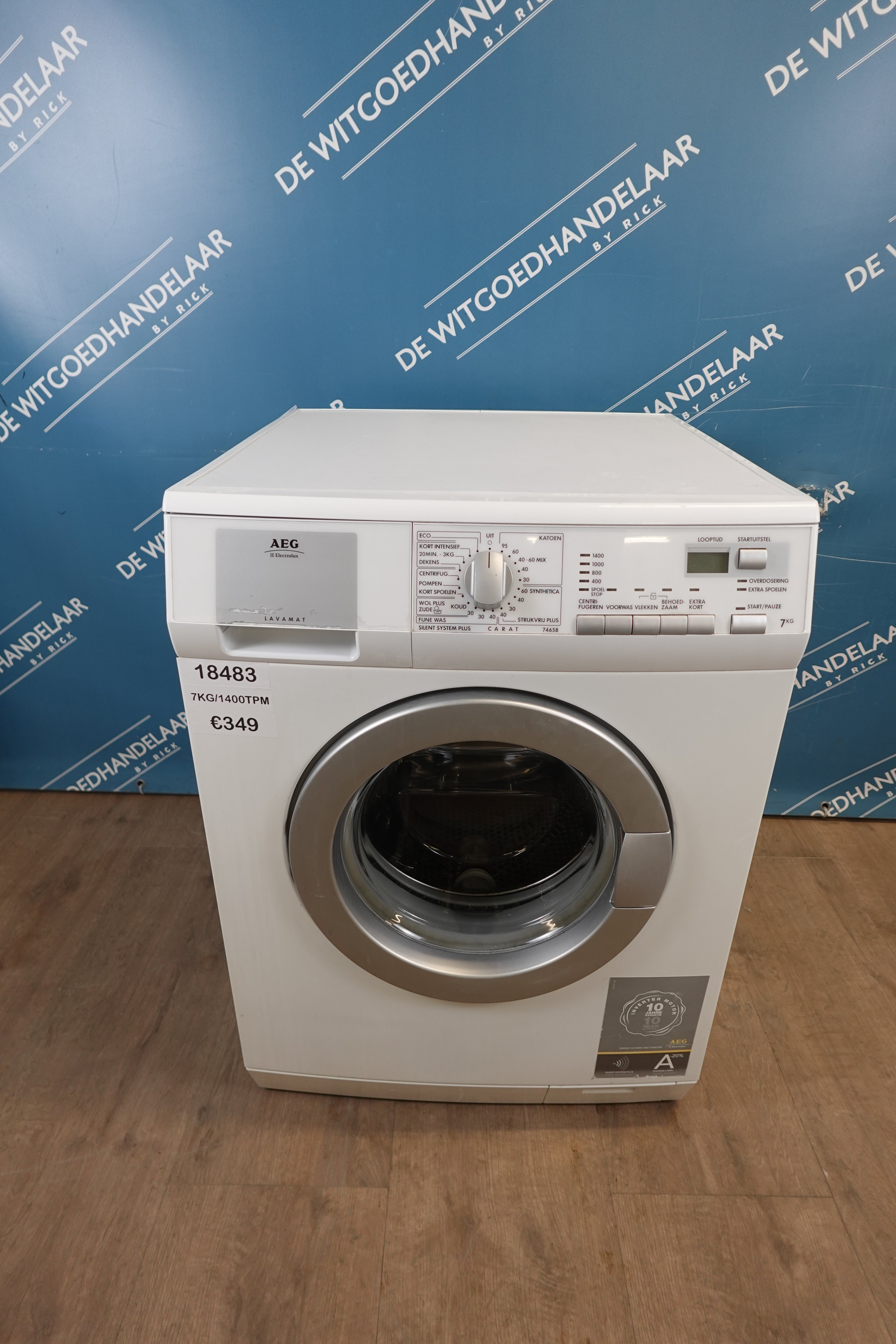 Wasmachine AEG  7 kg 1400 toeren