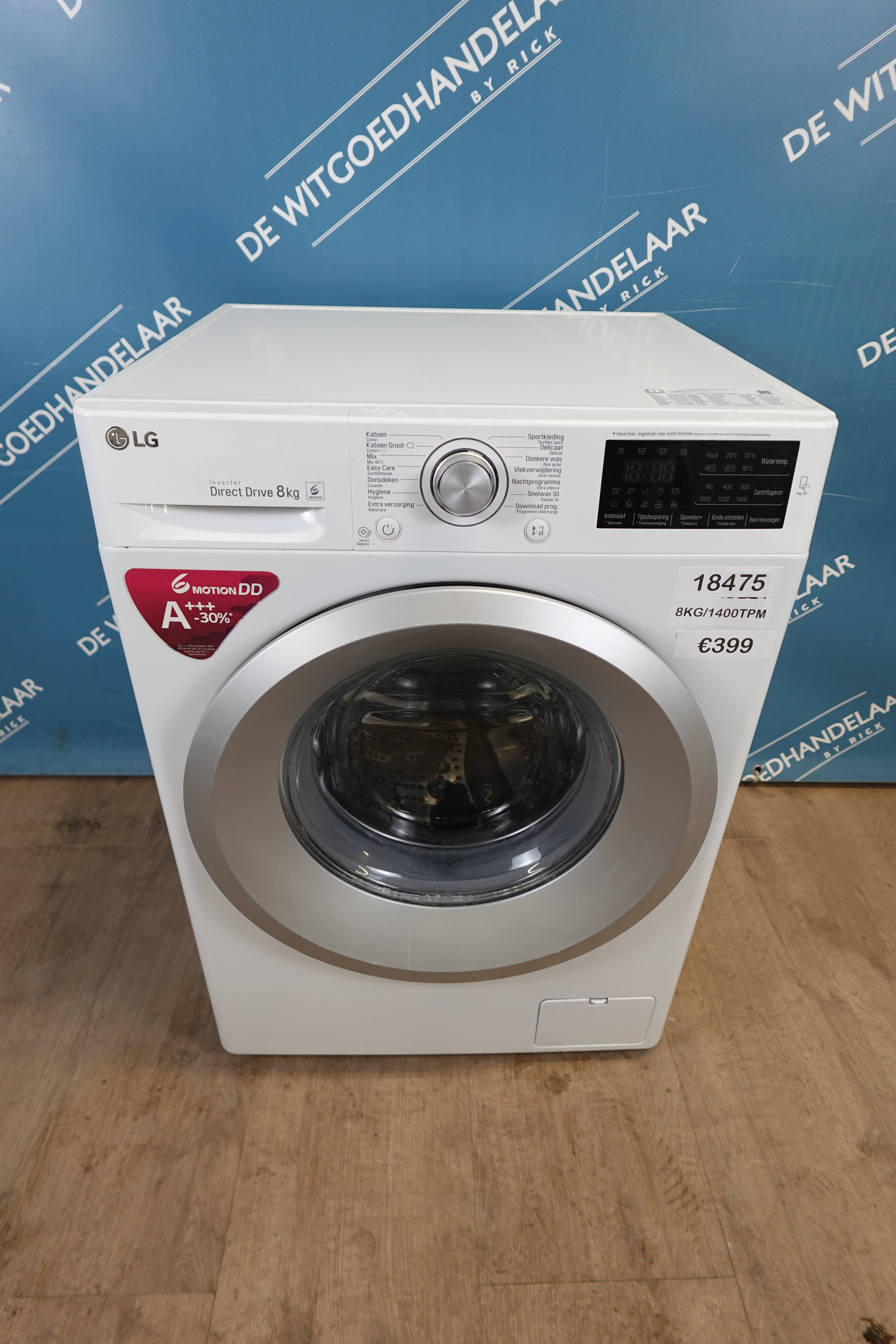 Wasmachine LG 8 kg 1400 toeren