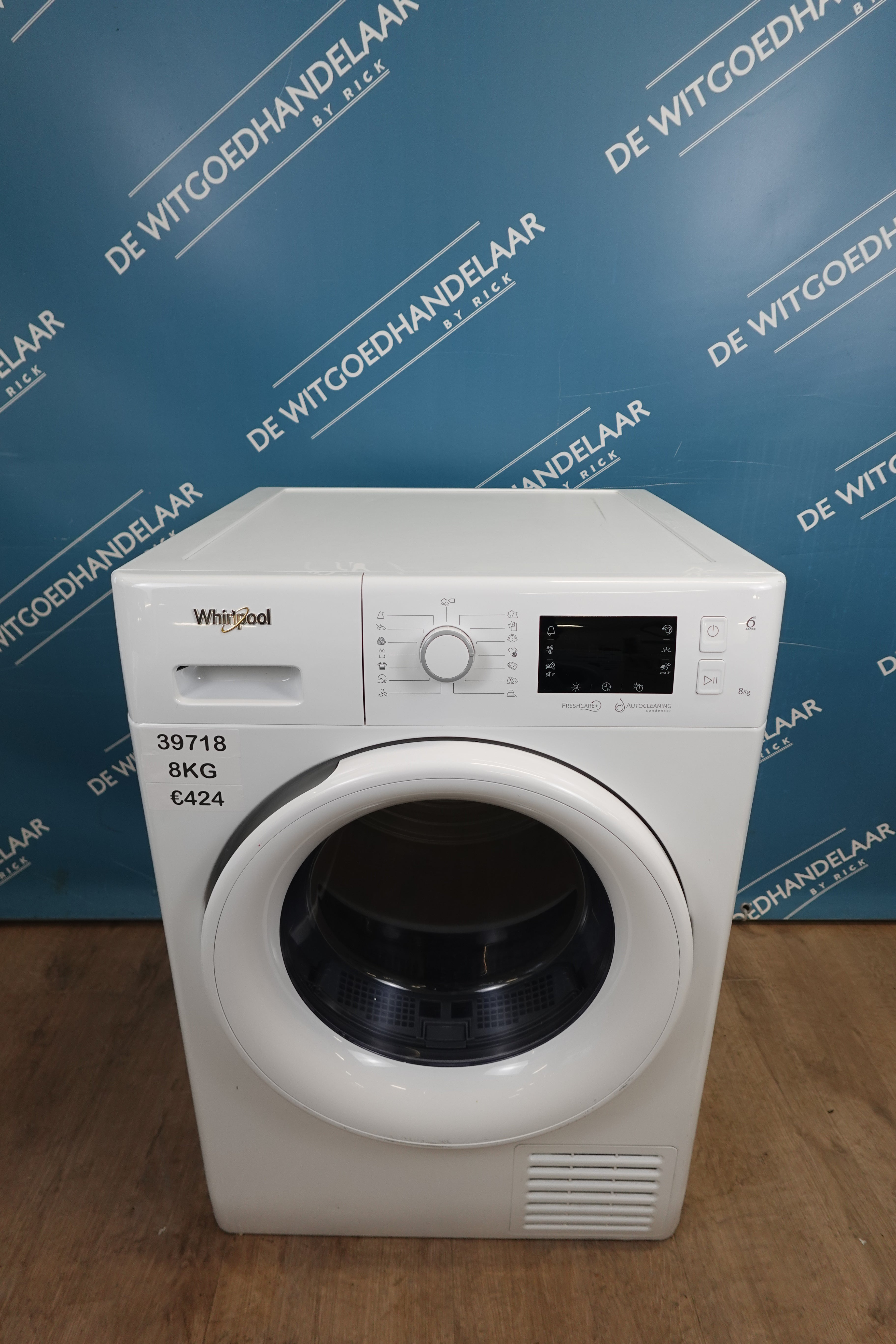Warmtepompdroger Whirlpool 8 kg