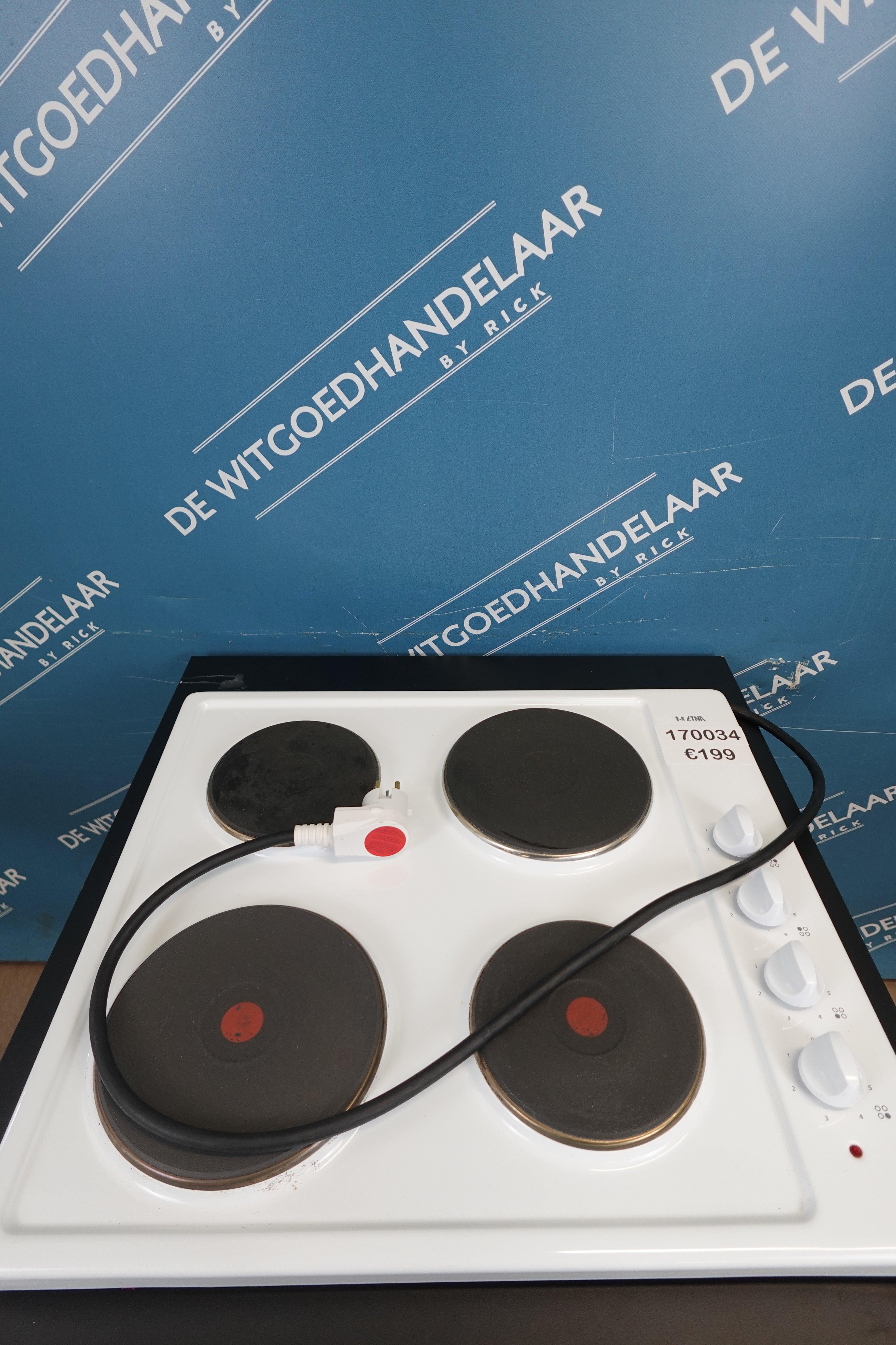 Vrijstaande elektrische kookplaat Etna
