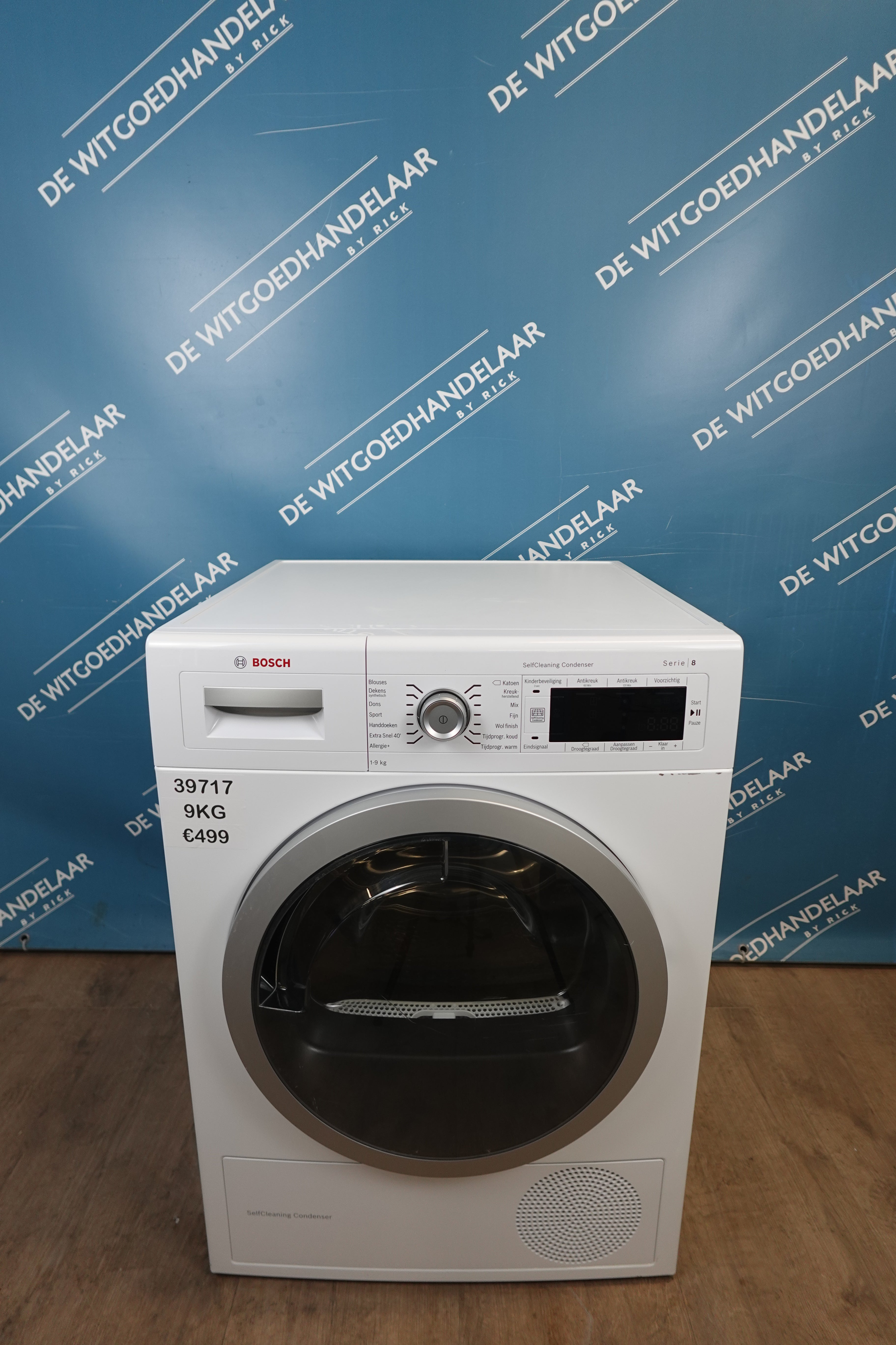 Warmtepompdroger Bosch Serie 8 9 kg