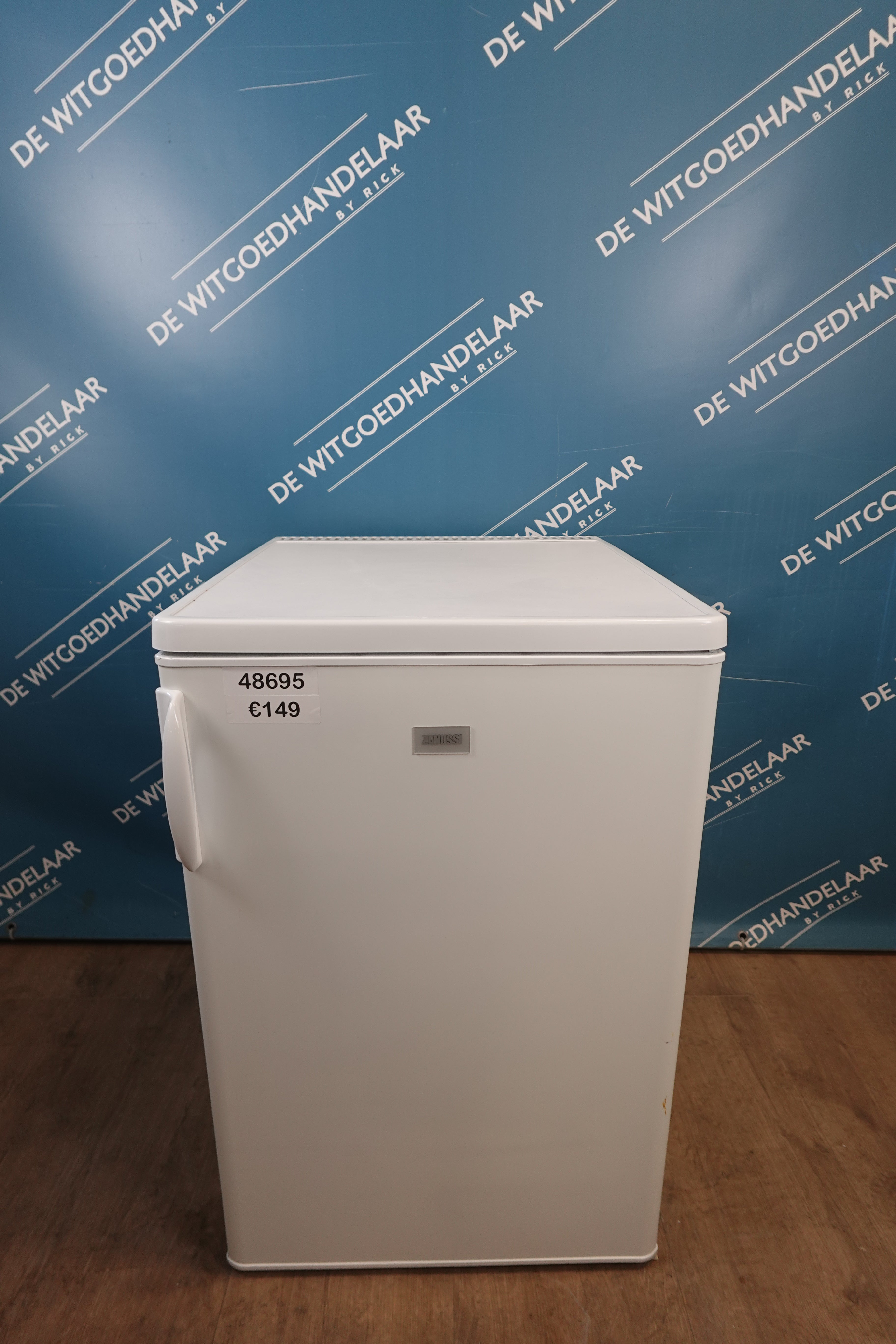 vrijstaande koel- vriescombinatie tafelmodel Zanussi