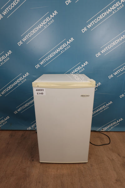 vrijstaande koel- vriescombinatie tafelmodel White line