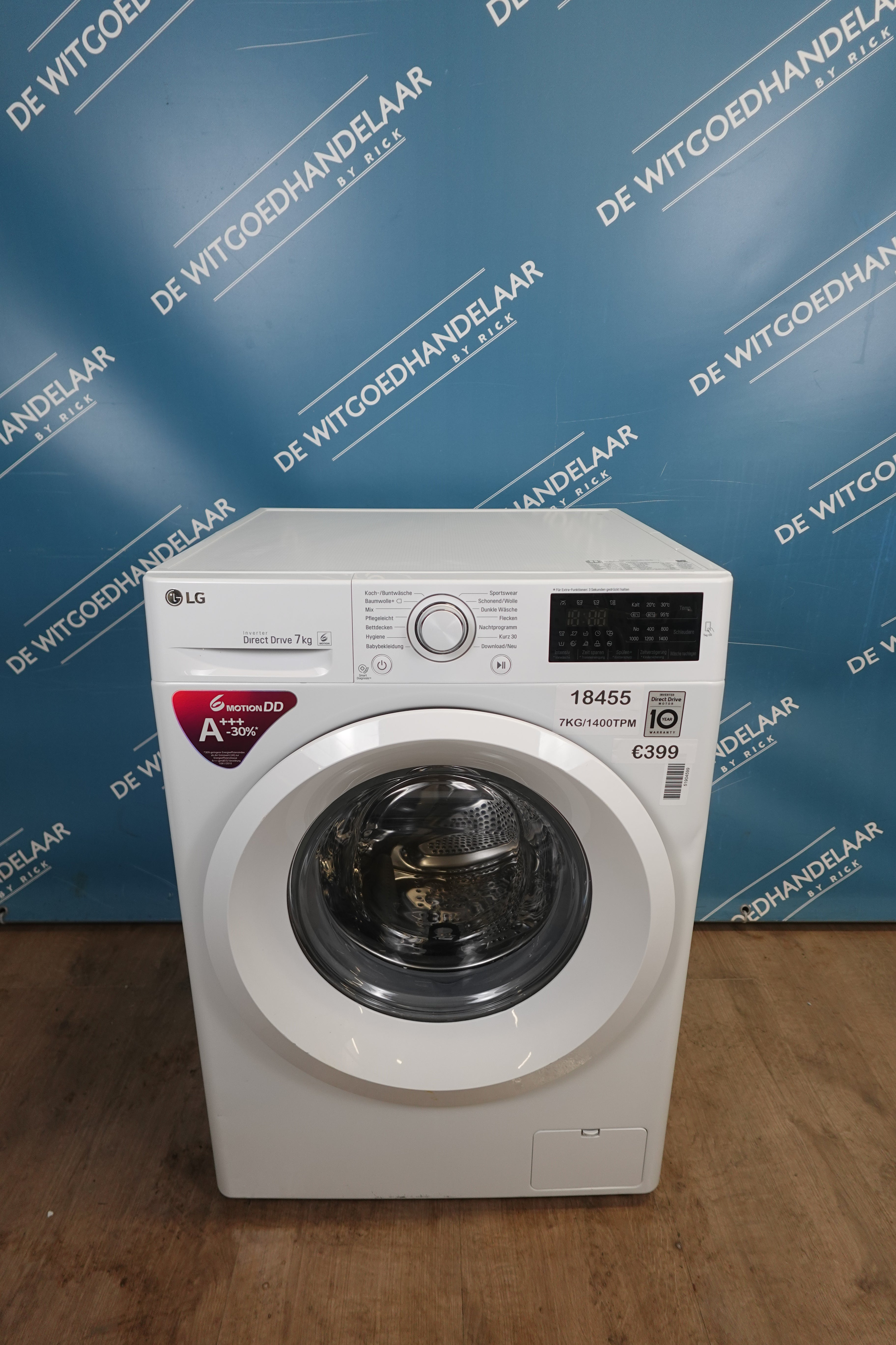 Wasmachine LG 7 kg 1400 toeren