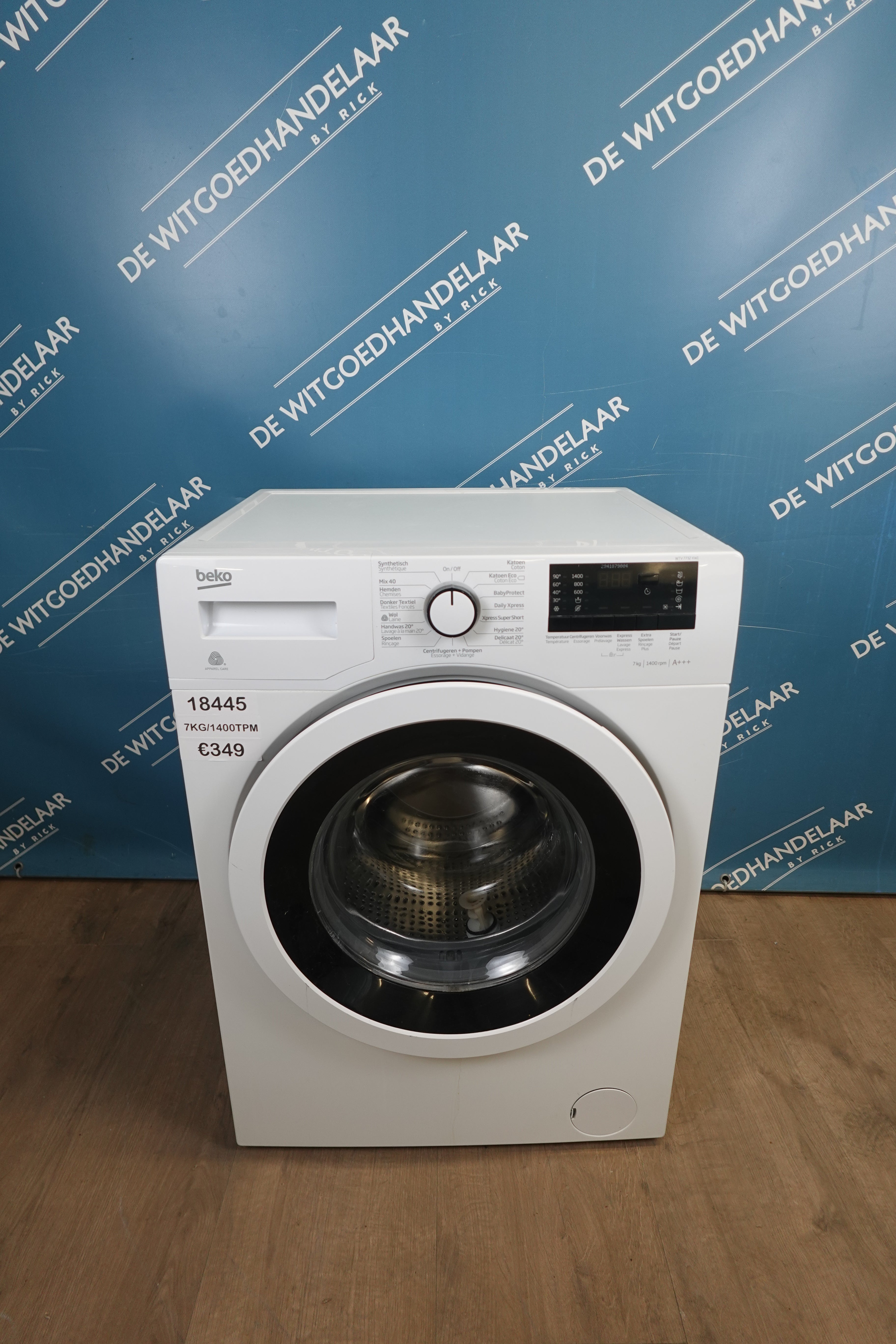 Wasmachine Beko 7 kg 1400 toeren