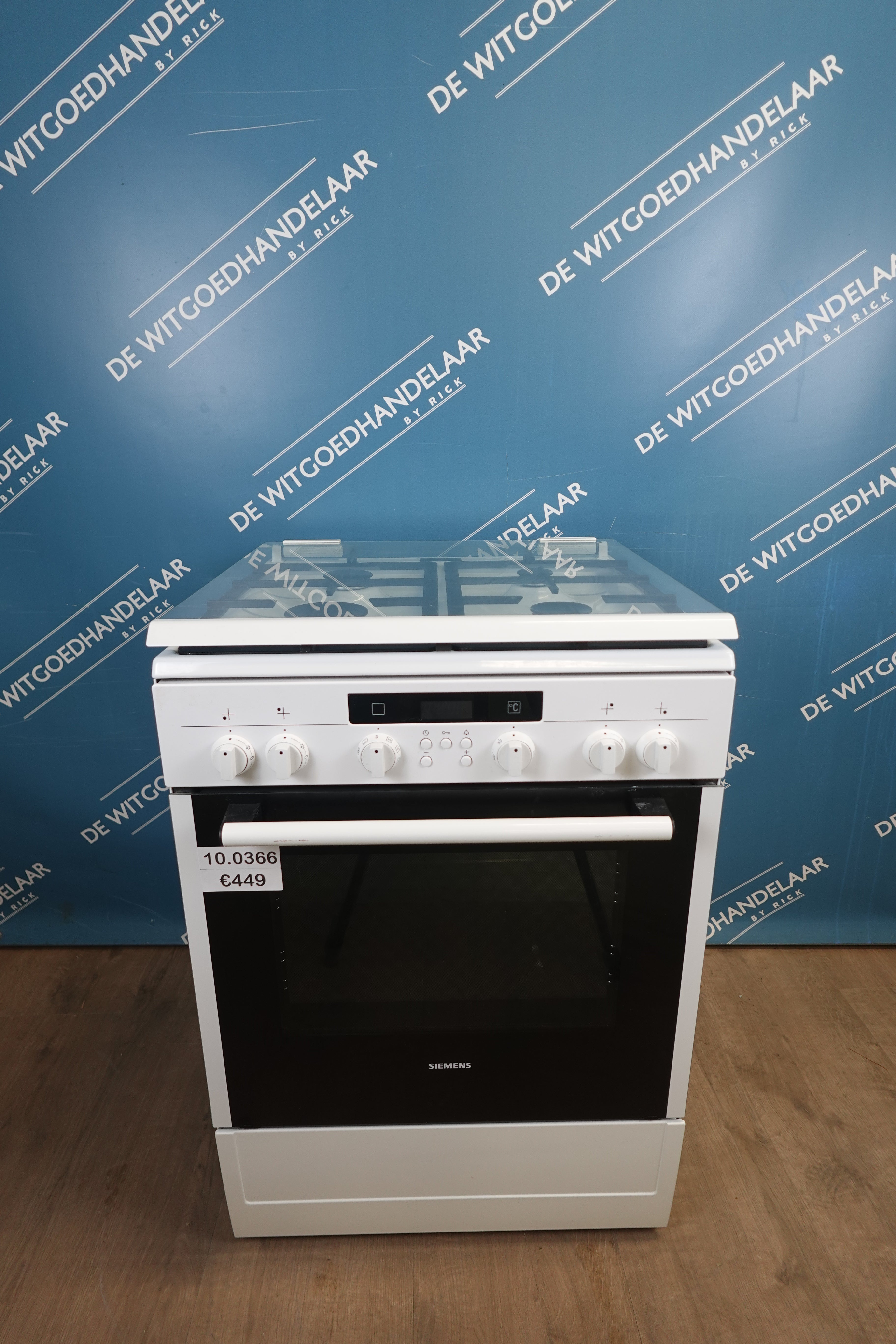 Gasfornuis met Elektrische heteluchtoven Siemens
