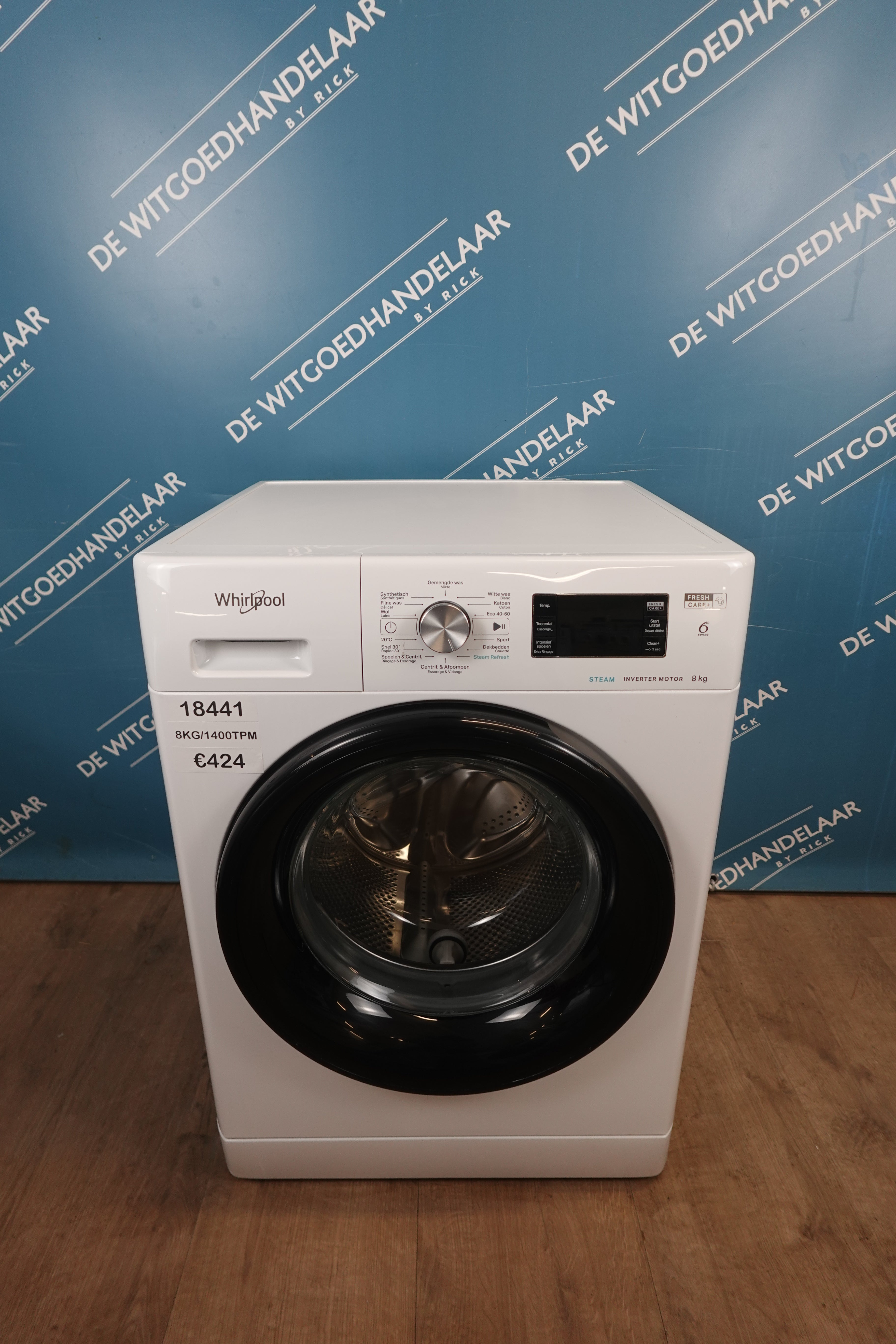 Wasmachine Whirlpool 8 kg 1400 toeren