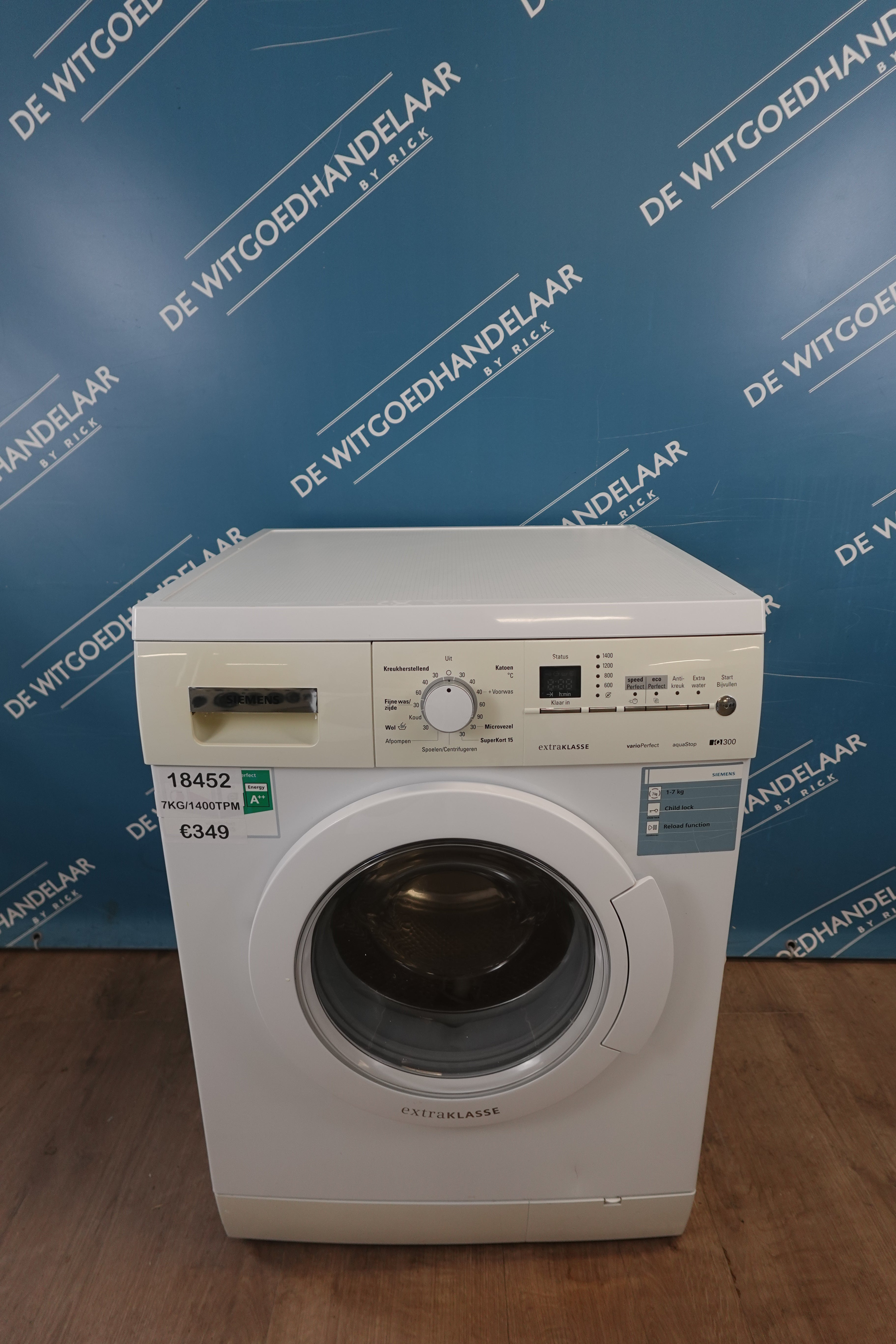Wasmachine Siemens IQ300 7 kg 1400 toeren