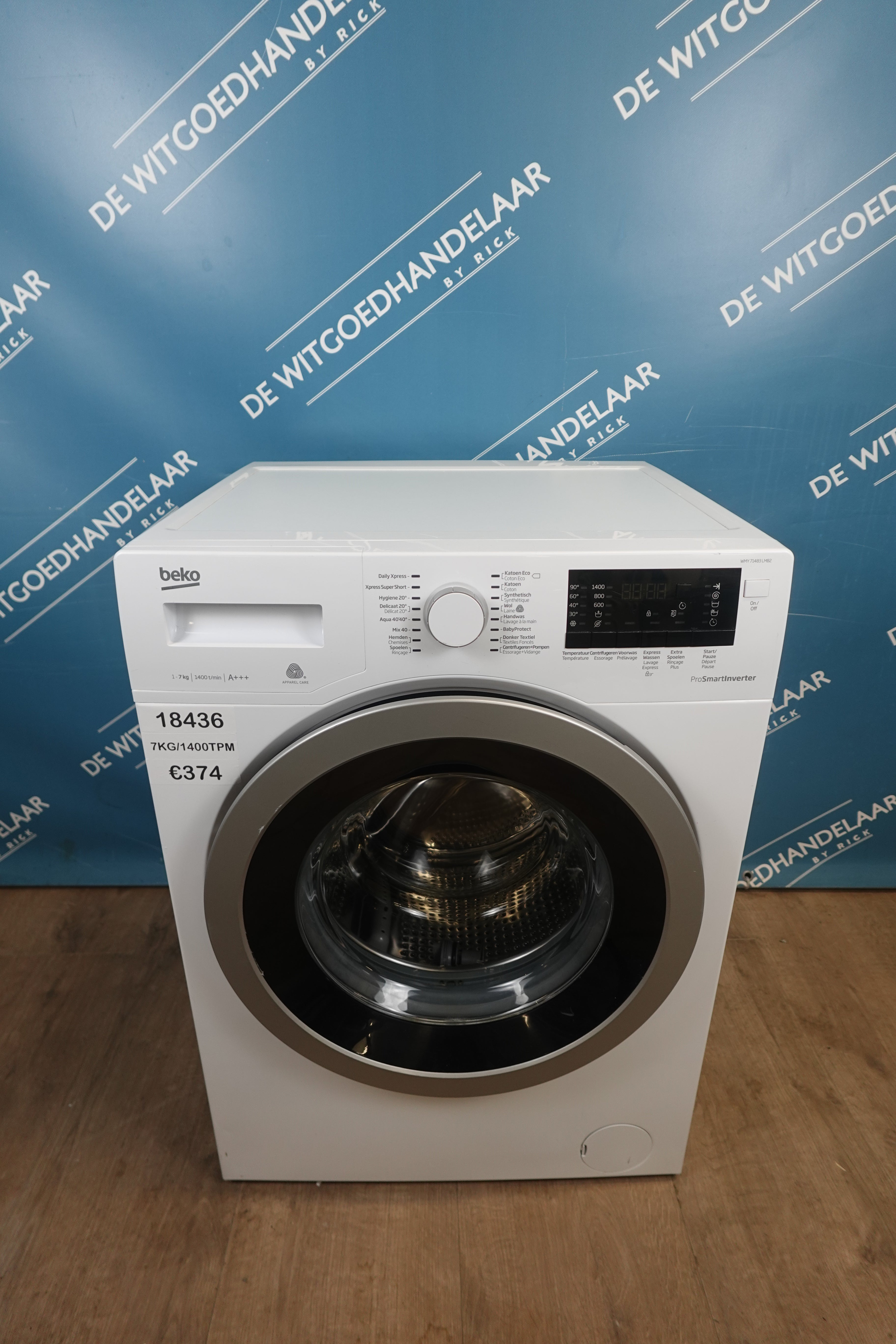 Wasmachine Beko 7 kg 1400 toeren
