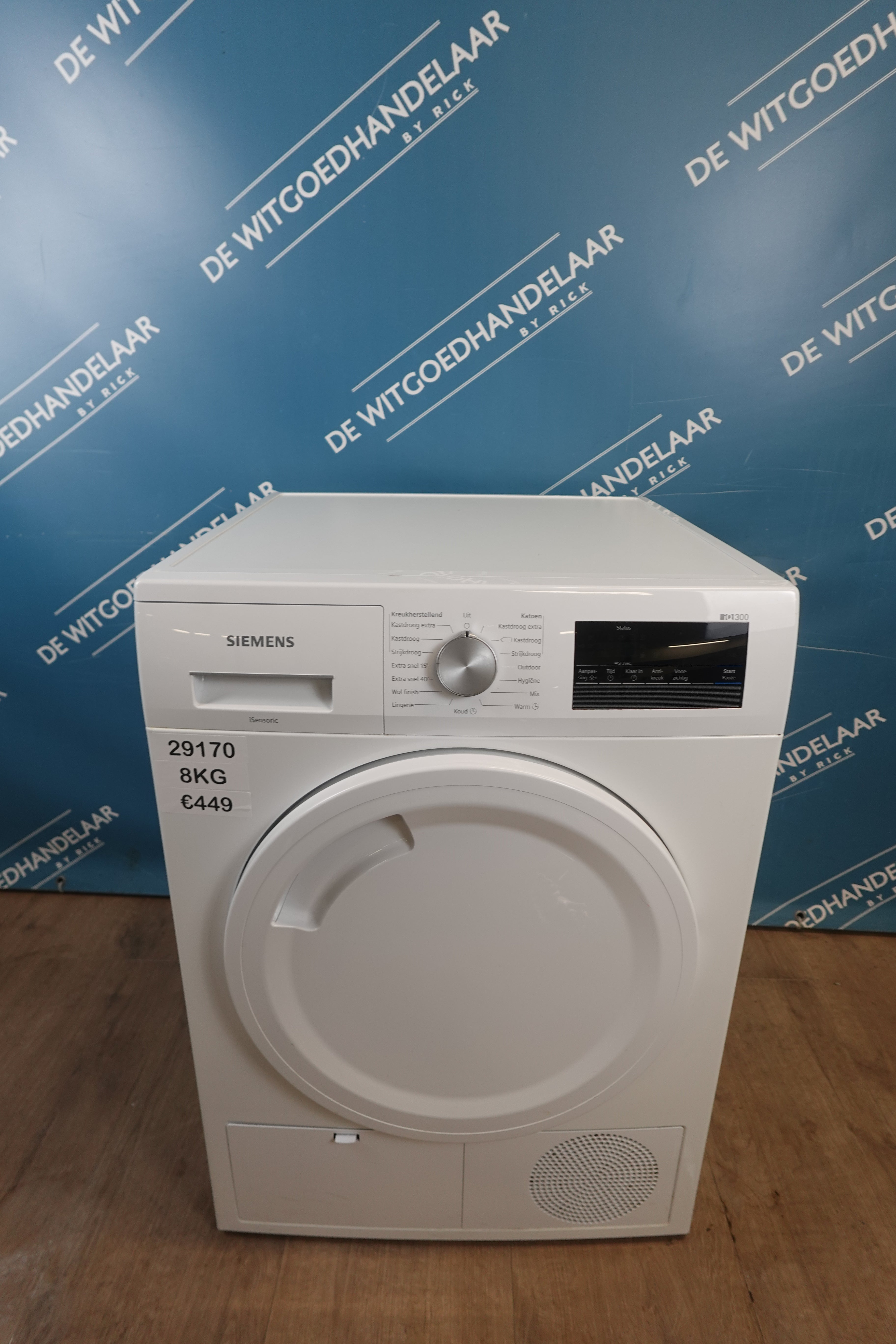 Condensdroger Siemens iq300 8 kg