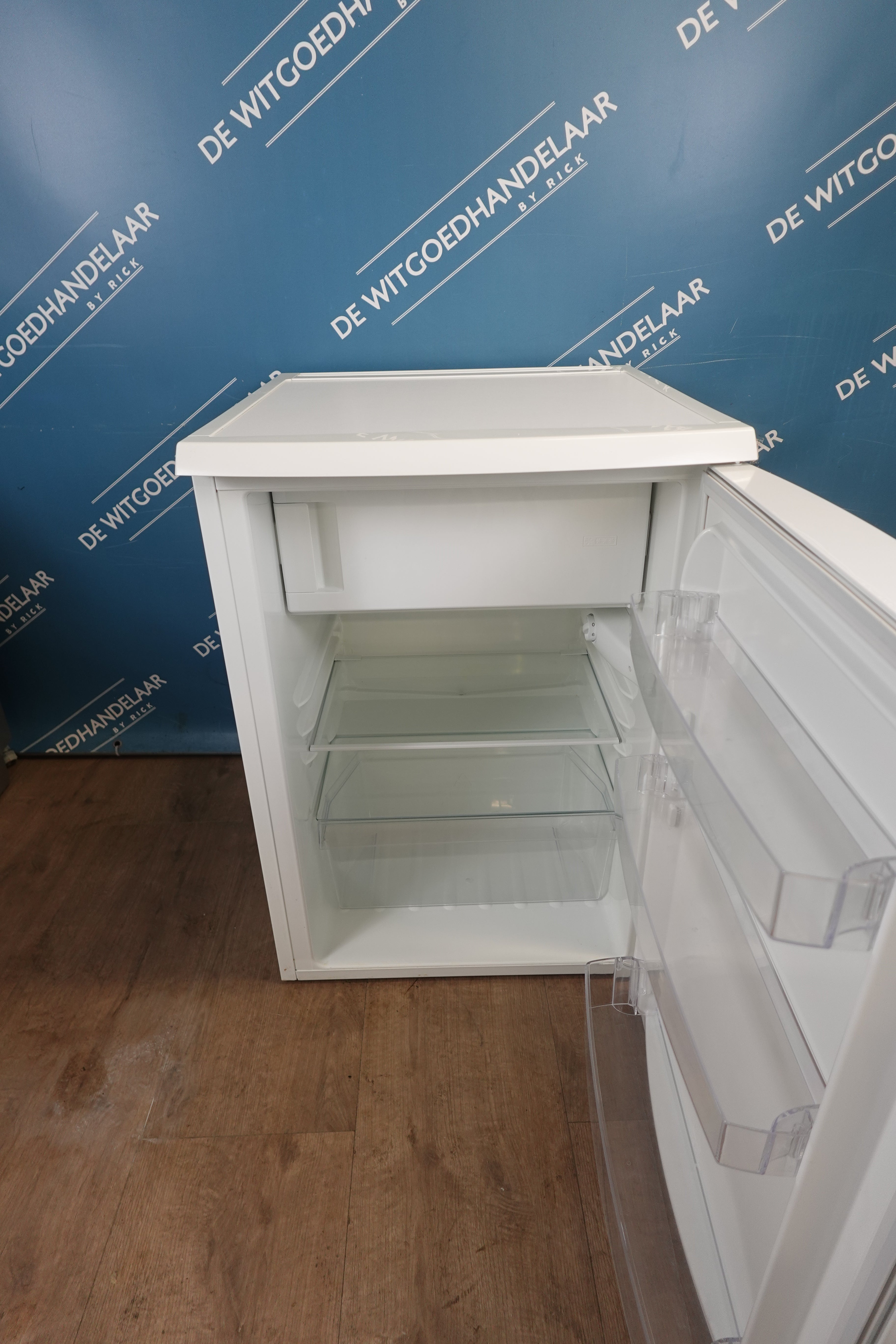 vrijstaande koel- vriescombinatie tafelmodel Zanussi