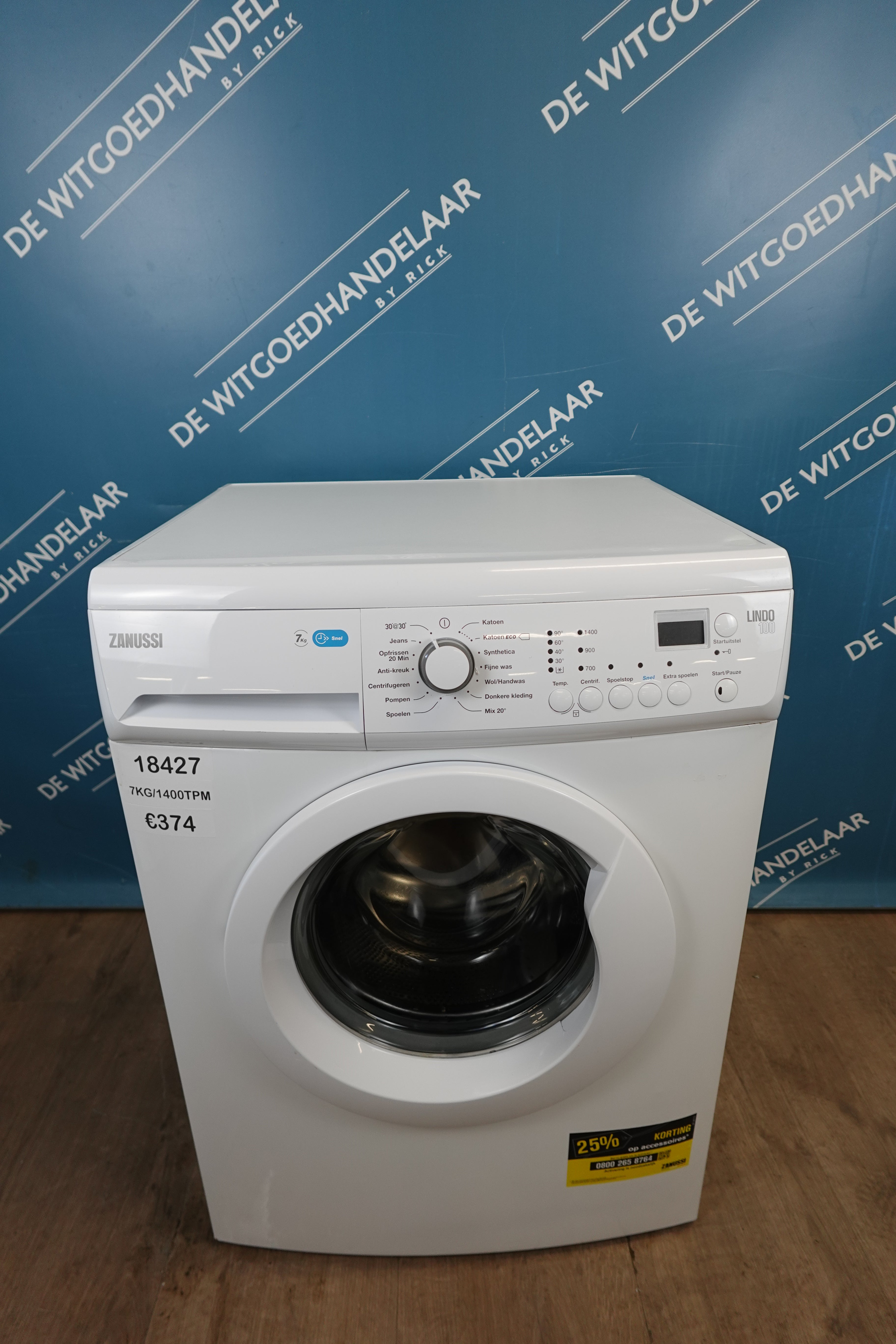 Wasmachine Zanussi lindo 100  7 kg 1400 toeren