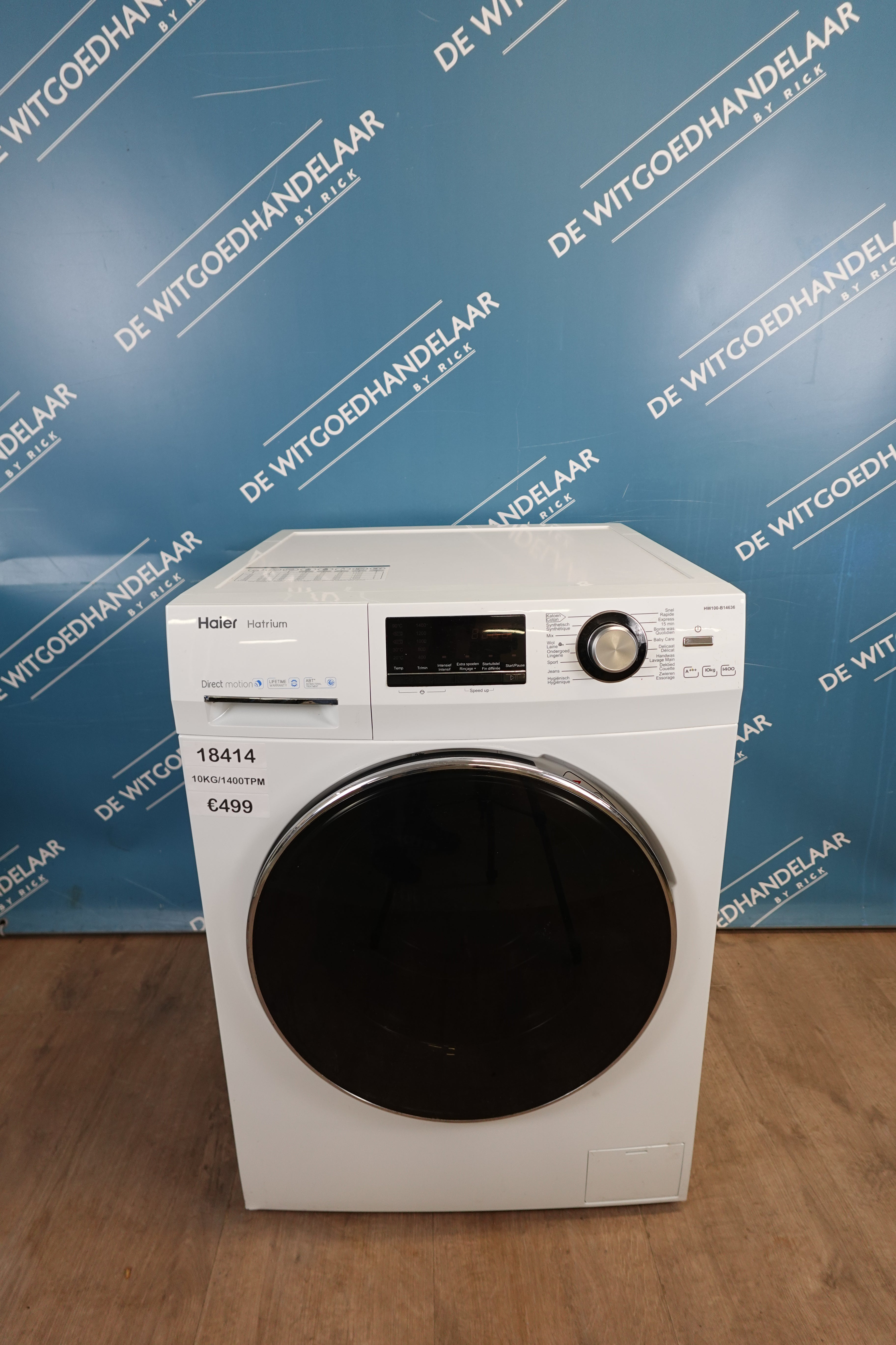 Wasmachine Haier 10 kg 1400 toeren
