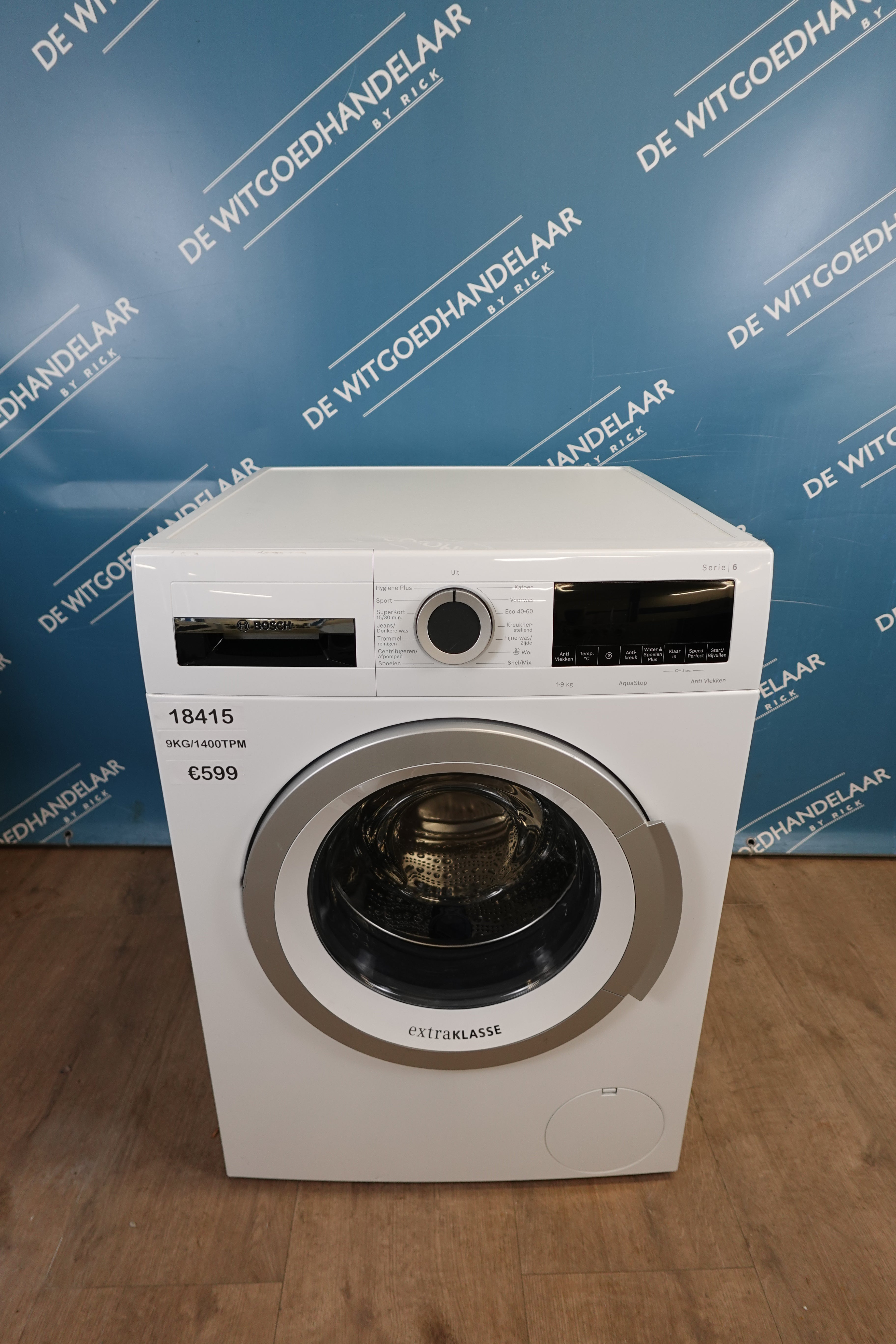 Wasmachine Bosch serie 6  9 kg 1400 toeren