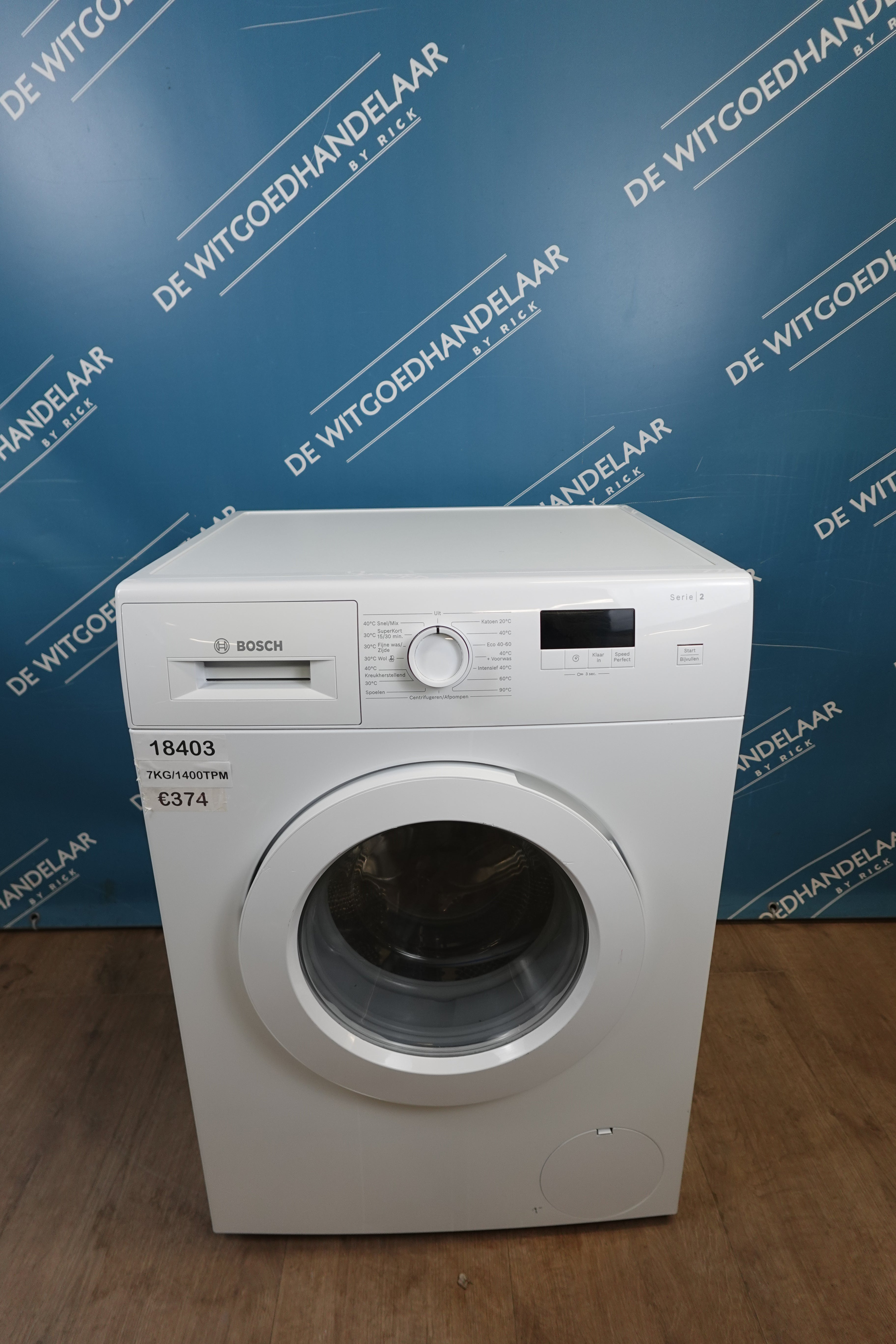 Wasmachine Bosch serie 2 7 kg 1400 toeren