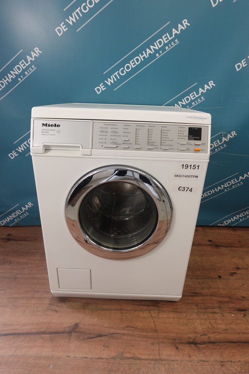 Wasmachine 6 kg 1450 toeren Miele W5445 Softcare System (1 JAAR GARANTIE)