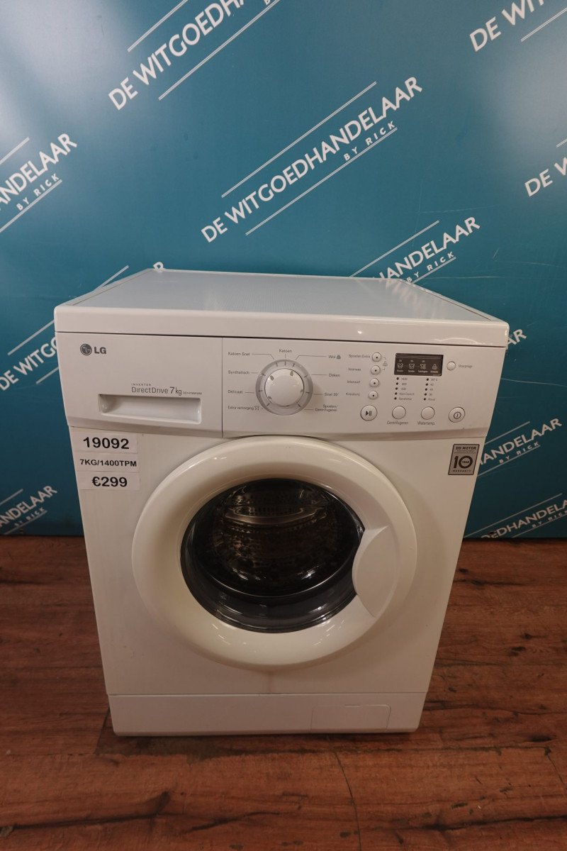 Wasmachine 7 kg 1400 toeren LG DirectDrive