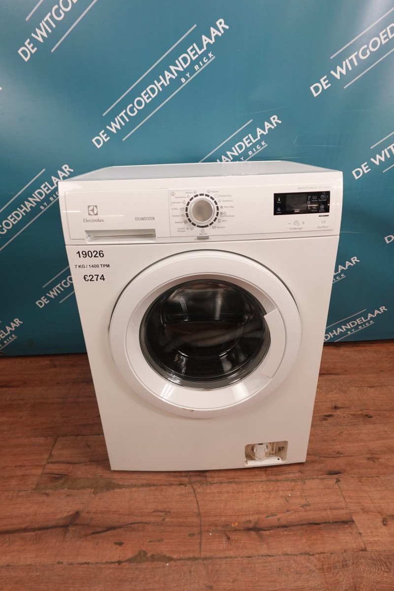 Wasmachine 7 kg 1400 toeren Electrolux Steamsystem