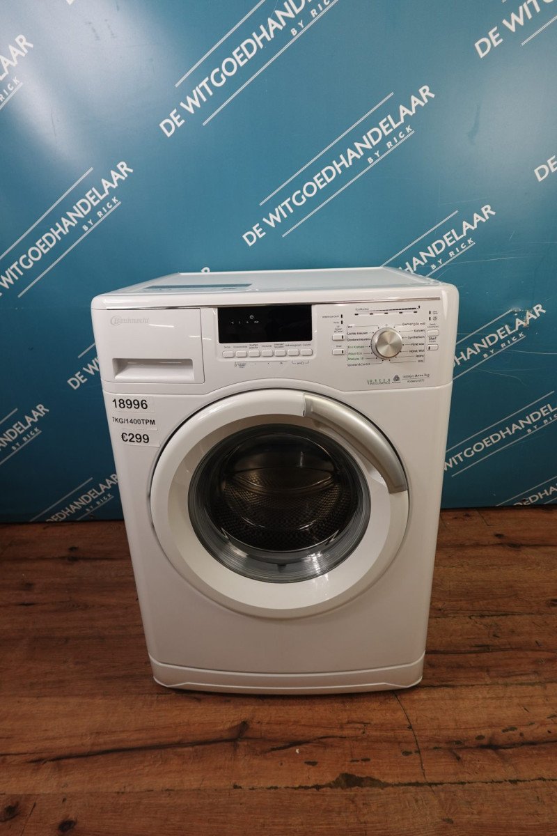 Wasmachine 7 kg 1400 toeren Bauknecht Green intellingence A+++