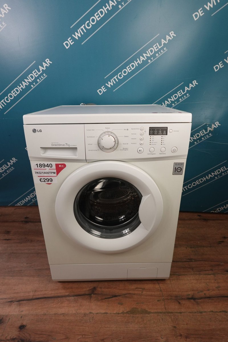 Wasmachine 7 kg 1400 toeren LG DirectDrive