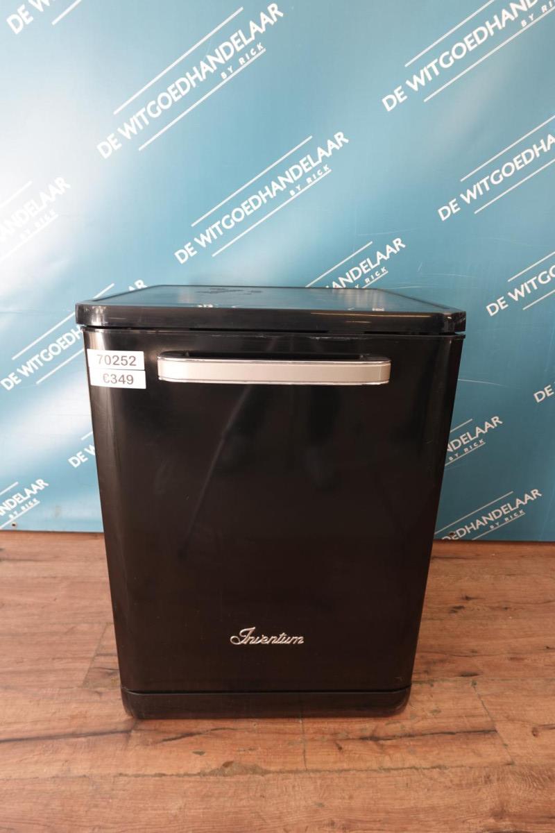 Vaatwasser vrijstaand Inventum Zwart Retro