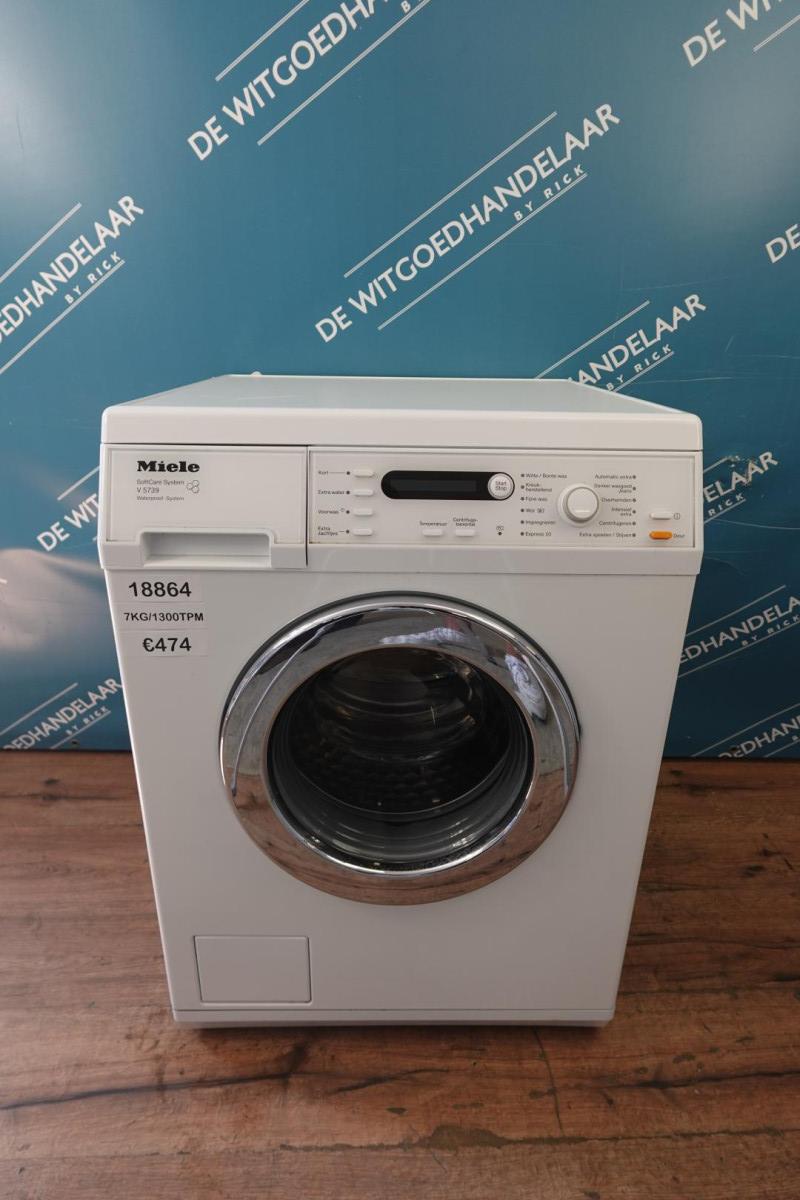 Wasmachine 7 kg 1300 toeren Miele V5739 Softcare System (1 JAAR GARANTIE!)