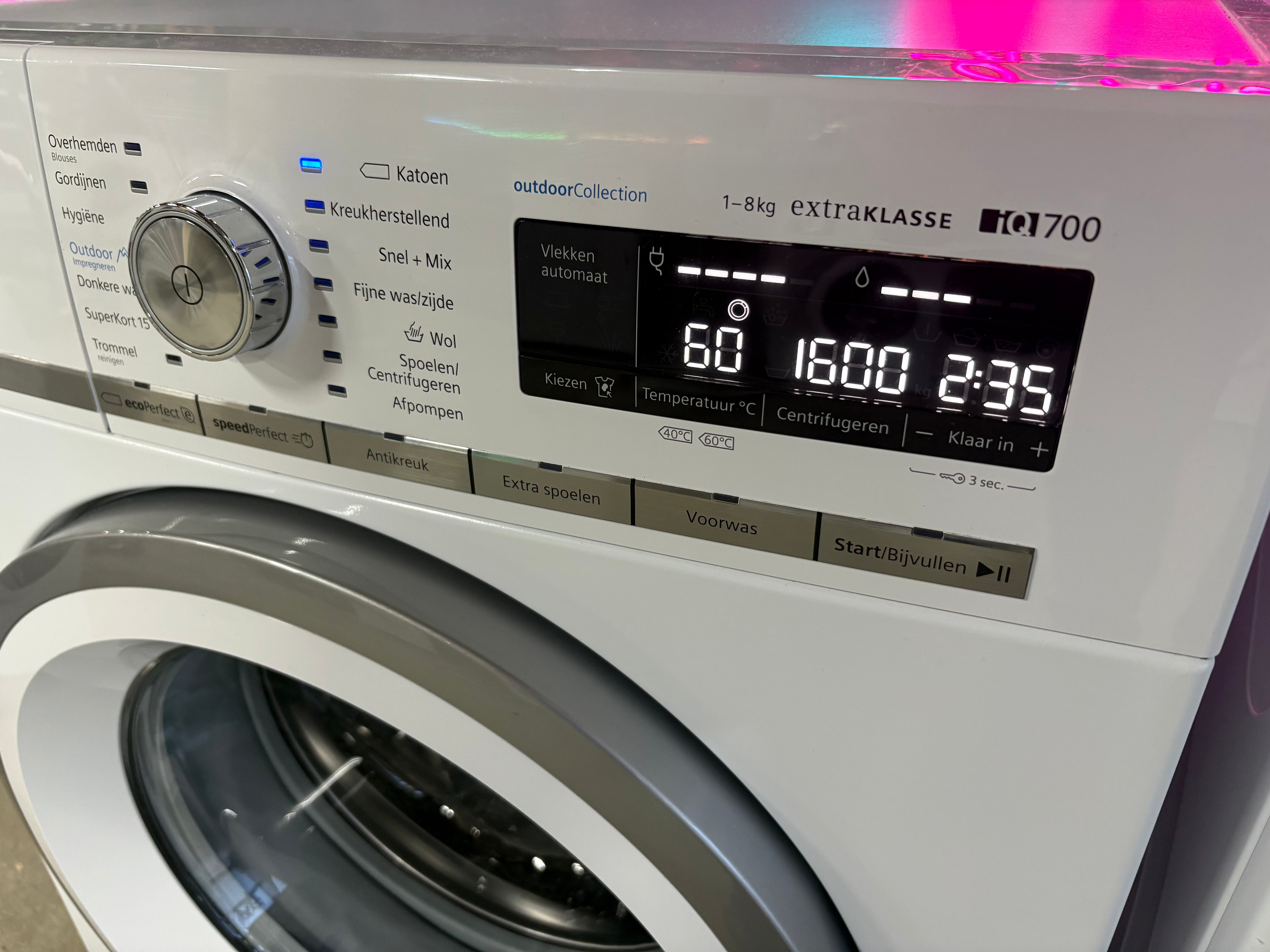 Siemens iQ700 Wasmachine + Droger Set