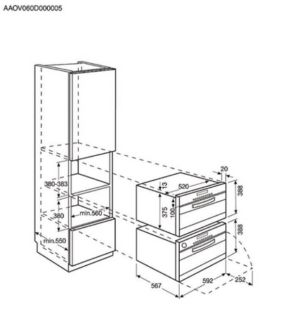 Inbouw stoom oven AEG