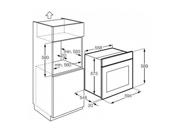 Inbouw Heteluchtoven Zanussi